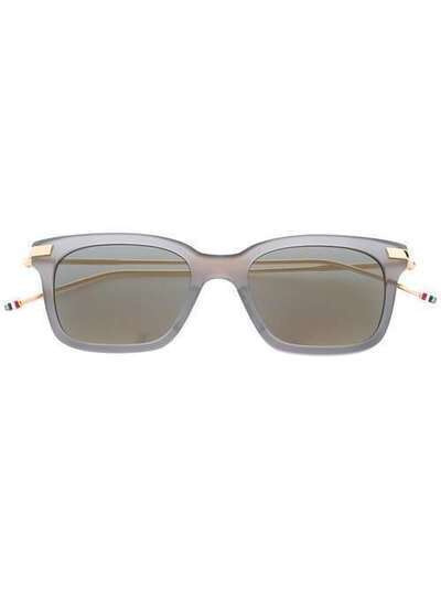 Thom Browne Eyewear солнцезащитные очки в квадратной оправе TB701GT