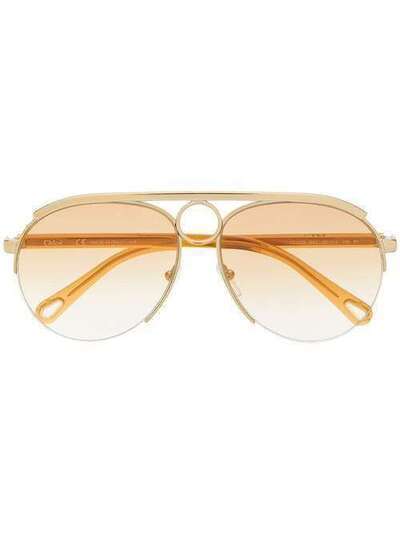 Chloé Eyewear солнцезащитные очки-авиаторы CE152S