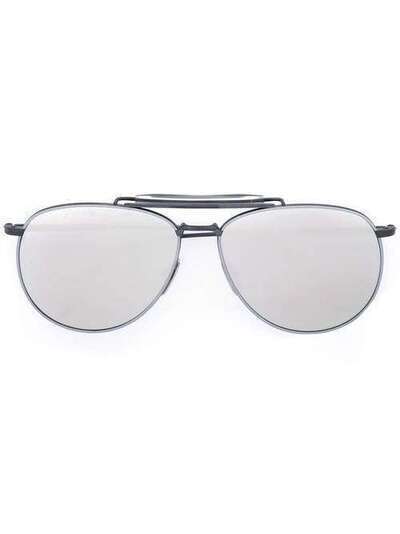 Thom Browne Eyewear солнцезащитные очки с зеркальными линзами TB015LTD