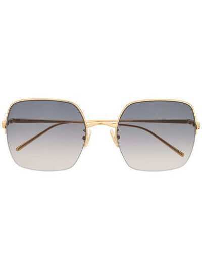 Boucheron Eyewear солнцезащитные очки с затемненными линзами BC0091S