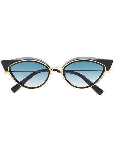 Dsquared2 Eyewear солнцезащитные очки в оправе 'кошачий глаз' DQ0336MET