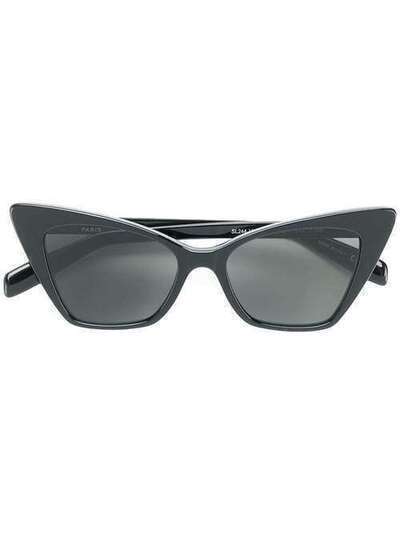 Saint Laurent Eyewear солнцезащитные очки 'кошачий глаз' 519009Y9901