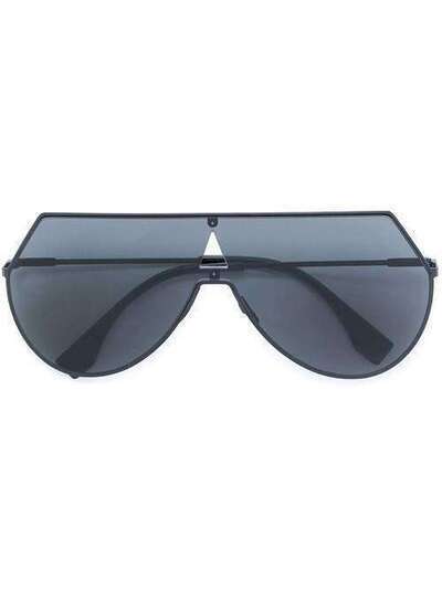 Fendi Eyewear солнцезащитные очки-авиаторы ломаной формы FF0193S