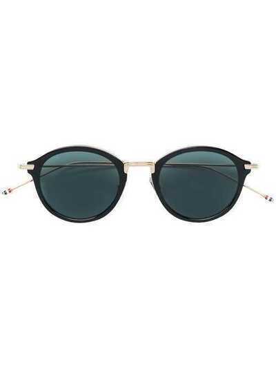 Thom Browne Eyewear солнцезащитные очки в круглой оправе TBS90846