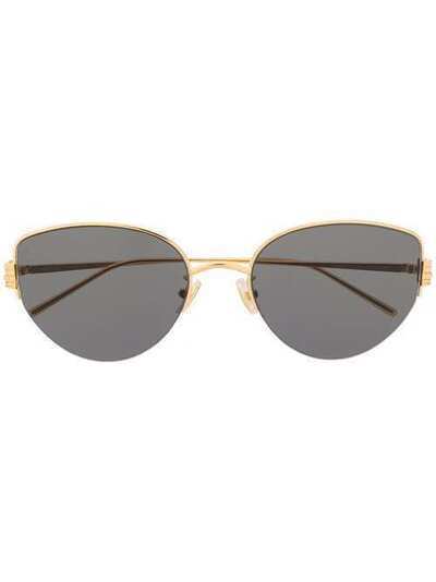 Boucheron Eyewear солнцезащитные очки в оправе 'кошачий глаз' BC0090S