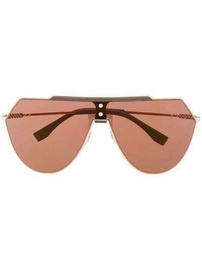 Fendi Eyewear солнцезащитные очки с принтом FFM0075S
