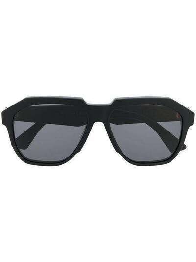 Bottega Veneta Eyewear солнцезащитные очки в геометричной оправе BV1034S628585V2330