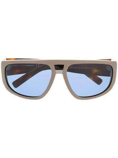 Dsquared2 Eyewear массивные солнцезащитные очки с затемненными линзами DQ0338