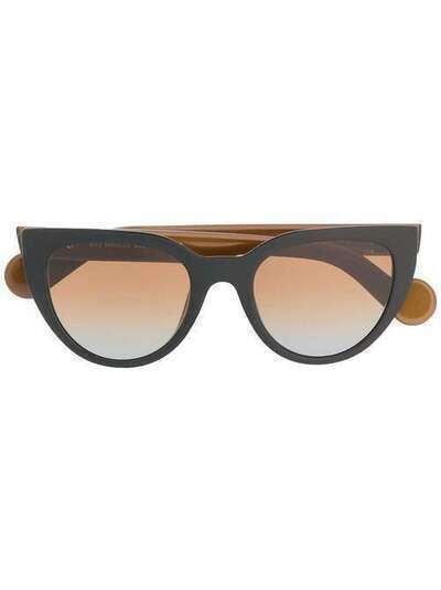 Moncler Eyewear солнцезащитные очки в оправе 'кошачий глаз' ML00765005F