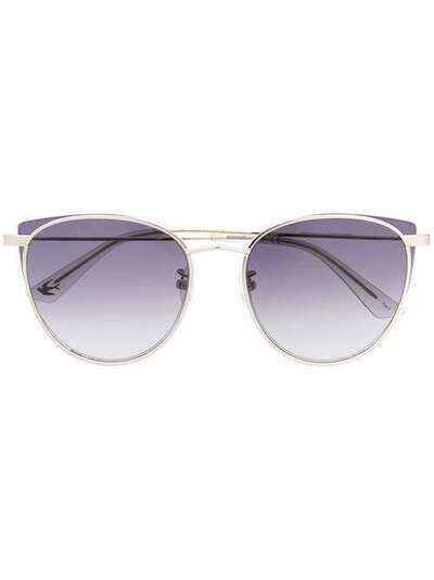 McQ Alexander McQueen солнцезащитные очки в круглой оправе MQ0247SK