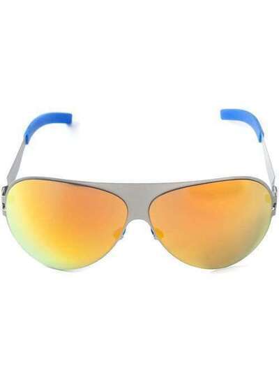 Mykita зеркальные солнцезащитные очки FRANZ