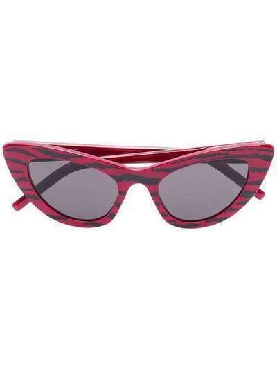 Saint Laurent Eyewear солнцезащитные очки в оправе 'кошачий глаз' SL213LI