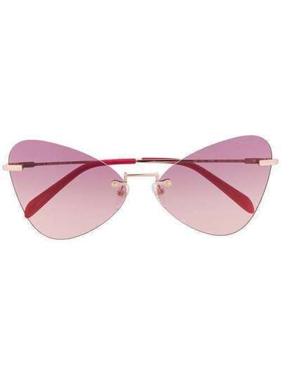 Emilio Pucci солнцезащитные очки 'бабочка' EP0133