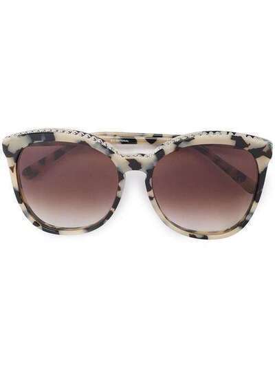 Stella McCartney Eyewear солнцезащитные очки с цепочной отделкой SC0074S002