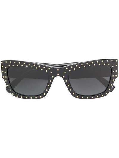 Versace Eyewear солнцезащитные очки с заклепками 4358