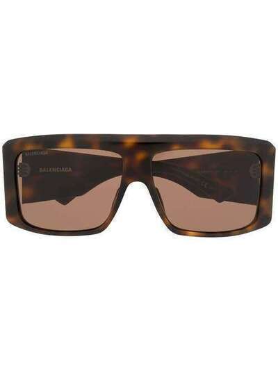Balenciaga Eyewear солнцезащитные очки в массивной квадратной оправе BB0002S