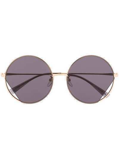 Moschino Eyewear солнцезащитные очки в круглой оправе MOS073GS