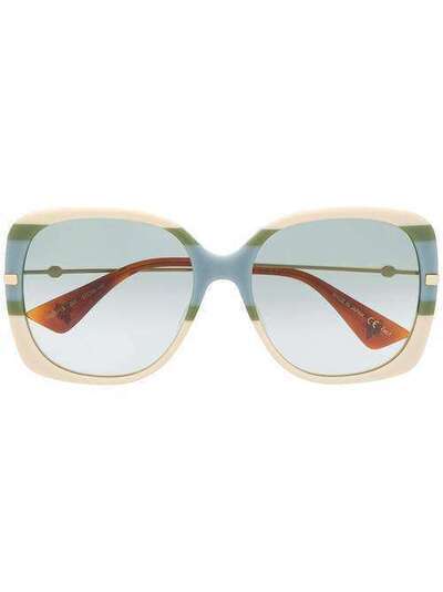 Gucci Eyewear солнцезащитные очки в квадратной оправе GG0511S007