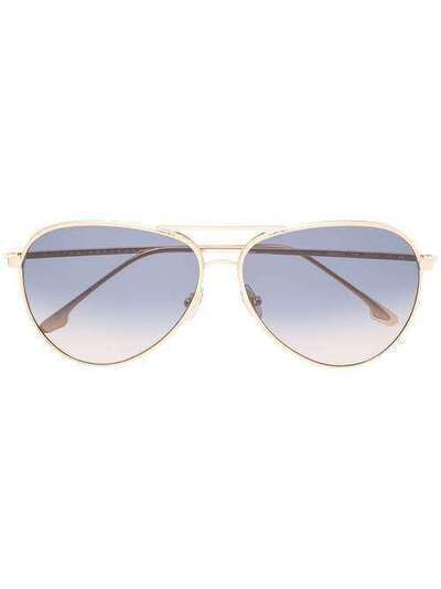 Victoria Beckham солнцезащитные очки-авиаторы с эффектом градиента VB203S
