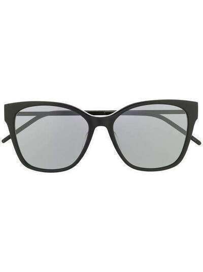 Saint Laurent Eyewear солнцезащитные очки в квадратной оправе SLM48SK