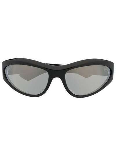 Bottega Veneta Eyewear солнцезащитные очки-маска BV1077S632394V2330