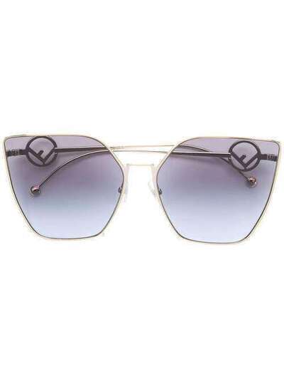 Fendi Eyewear oversized cat eye sunglasses FF0323S