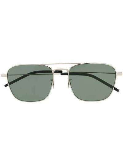Saint Laurent Eyewear солнцезащитные очки-авиаторы 587254Y9902