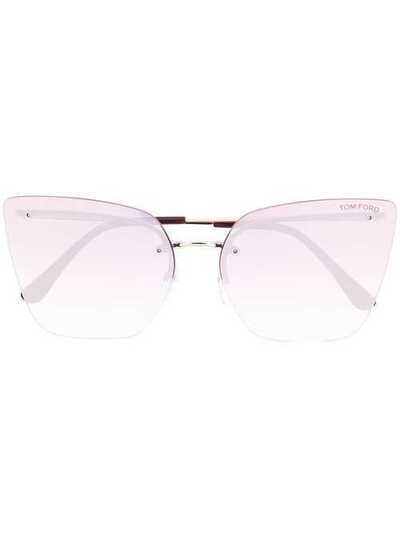 Tom Ford Eyewear солнцезащитные очки в оправе 'кошачий глаз' с эффектом градиента FT0682
