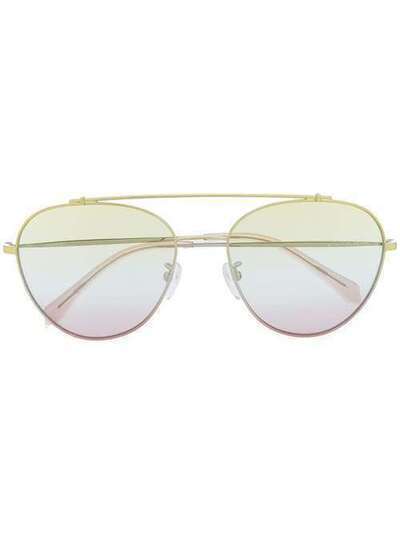 Zadig&Voltaire солнцезащитные очки-авиаторы в круглой оправе SHAD4204F1