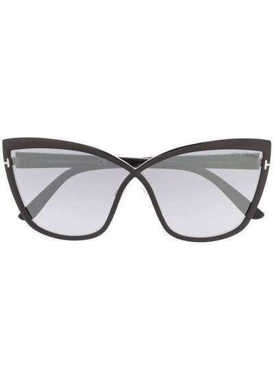 Tom Ford Eyewear солнцезащитные очки в оправе 'кошачий глаз' FT0715S