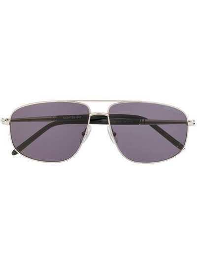 Montblanc солнцезащитные очки-авиаторы MB0069S