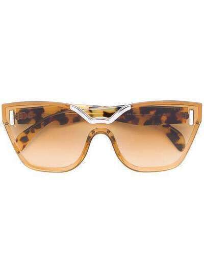 Prada Eyewear солнцезащитные очки в оправе 'кошачий глаз' SPR16T