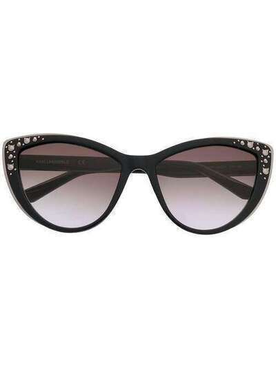 Karl Lagerfeld солнцезащитные очки Choupette Rocky с заклепками KL00986S001