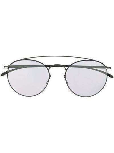 Mykita солнцезащитные очки-авиаторы Mykita x Maison Margiela MMESSE006E15SHINYGRAPHITE