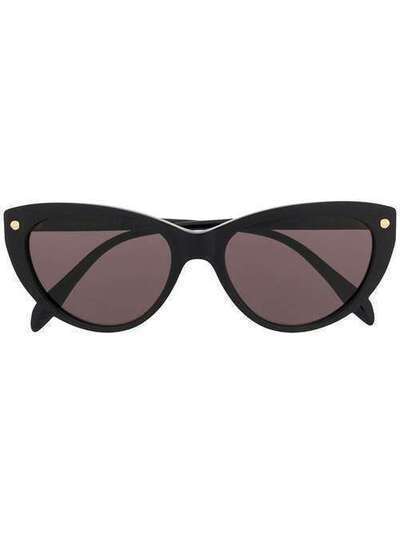 Alexander McQueen Eyewear солнцезащитные очки в оправе 'кошачий глаз' AM0189S001