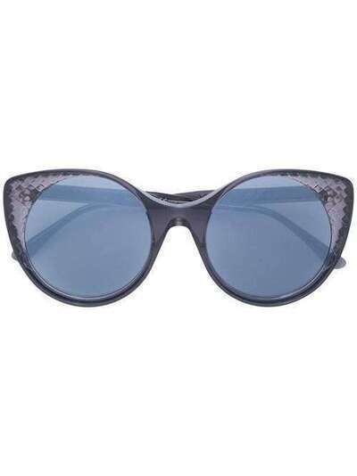 Bottega Veneta Eyewear солнцезащитные очки в оправе 'кошачий глаз' BV0148S