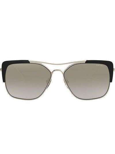 Prada Eyewear солнцезащитные очки в квадратной оправе PR54VSAAV5O0