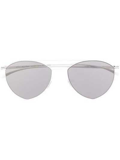 Maison Margiela солнцезащитные очки в геометричной оправе MMESSE01013