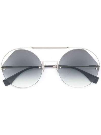 Fendi Eyewear солнцезащитные очки 'Ribbons & Crystals' FF0325KB7569O