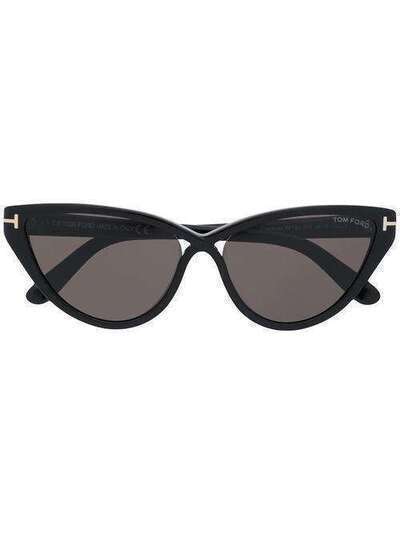 Tom Ford Eyewear солнцезащитные очки в оправе 'кошачий глаз' FT07405601A