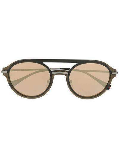 Prada Eyewear солнцезащитные очки в оправе с прямым верхом 0PS05TS5N9HD051