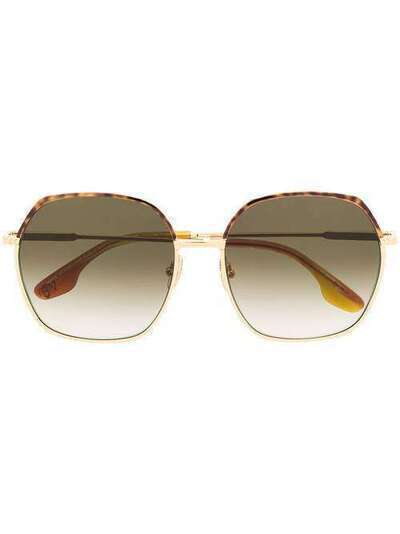 Victoria Beckham солнцезащитные очки Enamel в квадратной оправе VB206S700
