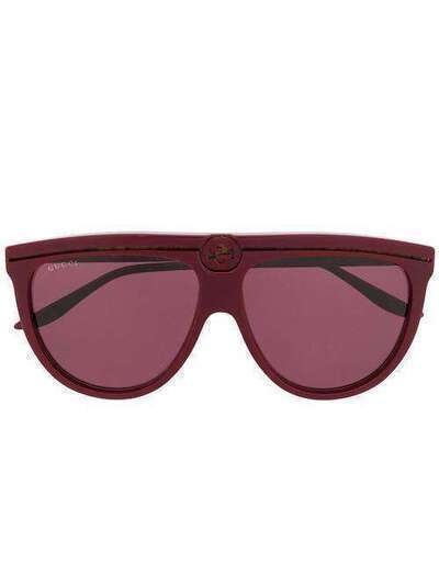 Gucci Eyewear солнцезащитные очки-авиаторы GG0732S003