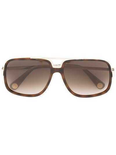 Marc Jacobs Eyewear солнцезащитные очки в квадратной оправе MJ513S0OFDB
