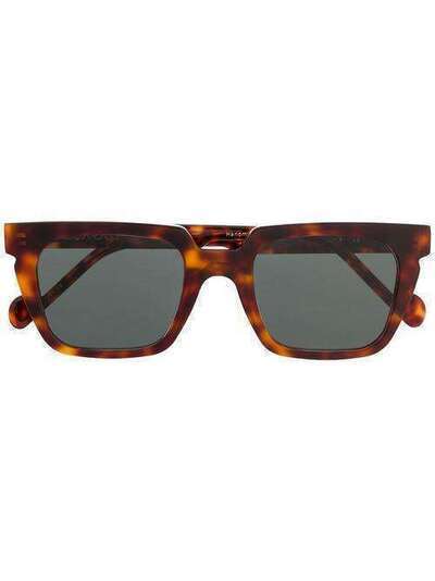 LeQarant солнцезащитные очки в квадратной оправе черепаховой расцветки F03007TOP