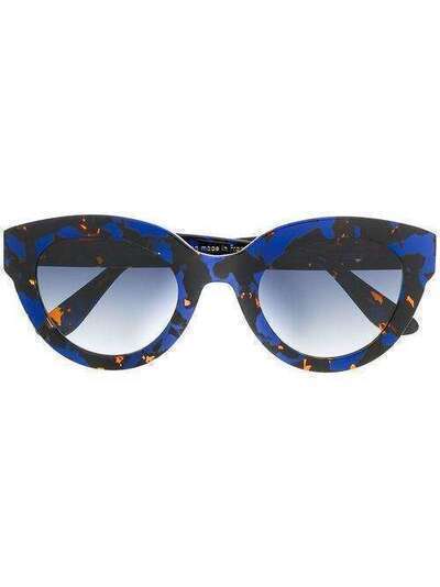 Emmanuelle Khanh затемненные солнцезащитные очки в оправе 'кошачий глаз' EK6565