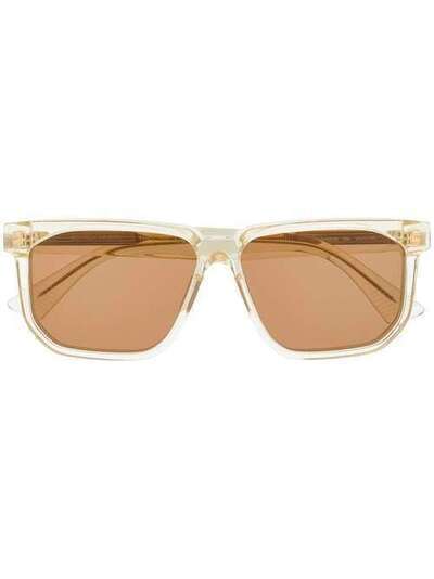Bottega Veneta Eyewear солнцезащитные очки в квадратной оправе BV1033S628584V2330