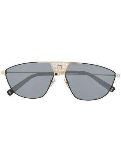 Givenchy Eyewear солнцезащитные очки с металличским логотипом GV7163S