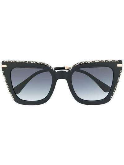 Jimmy Choo Eyewear солнцезащитные очки Ciara в оправе 'кошачий глаз' CIARAGS52FP39O