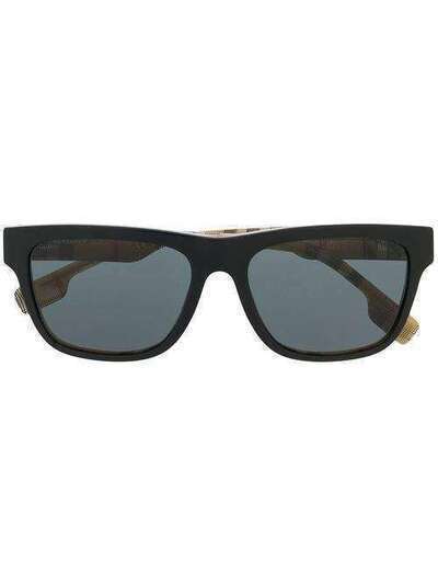 Burberry Eyewear солнцезащитные очки в клетку Vintage Check 0BE429338068756